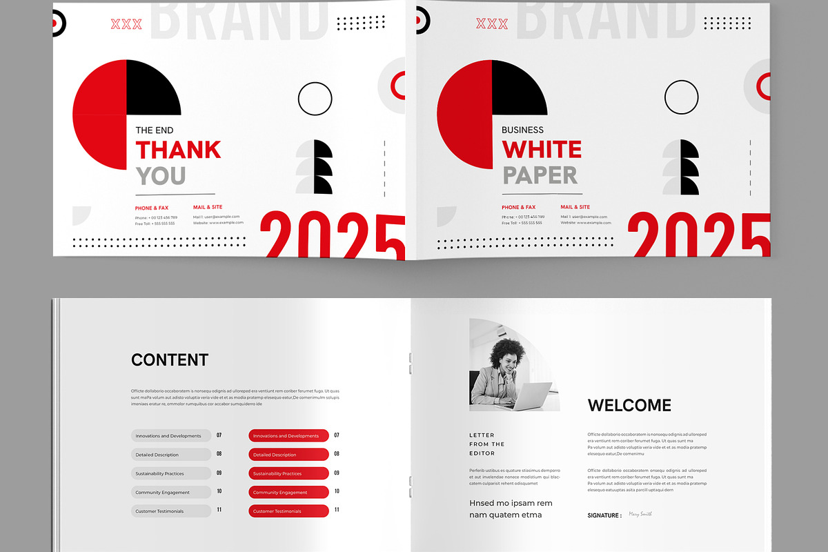 White Paper Template, a Brochure Template by MightyDesign (Photo 2 of 8)