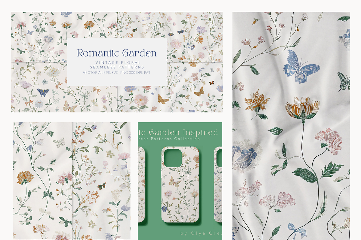 700+ Seamless Patterns Bundle, a Pattern Graphic by Olya Creative (Photo 16 of 56)