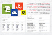 212 Flat Square Social Media Icons, an Icon by ArtFusion (Thumbnail 5 of 5)