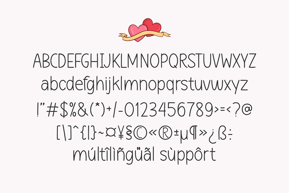 You Warm My Heart - Valentine's Font, a Handwritten Font by Keithzo (Photo 5 of 7)