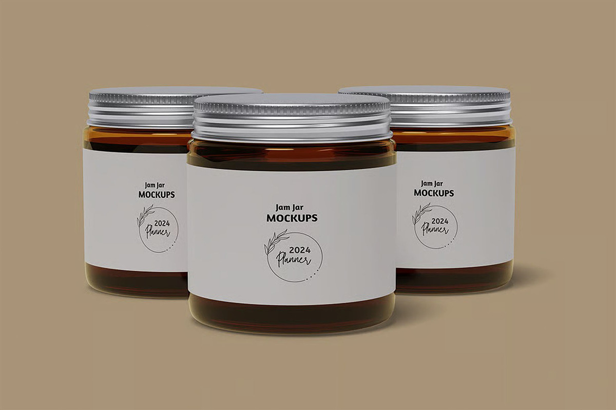 Jam Jar Mockup, a Packaging Mockup by zpackcreative (Photo 5 of 5)