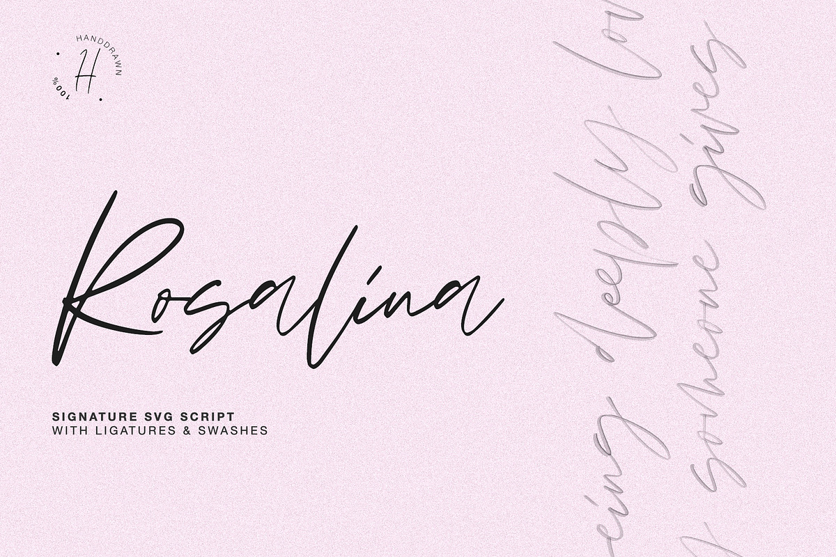 ROSALINA SVG Font