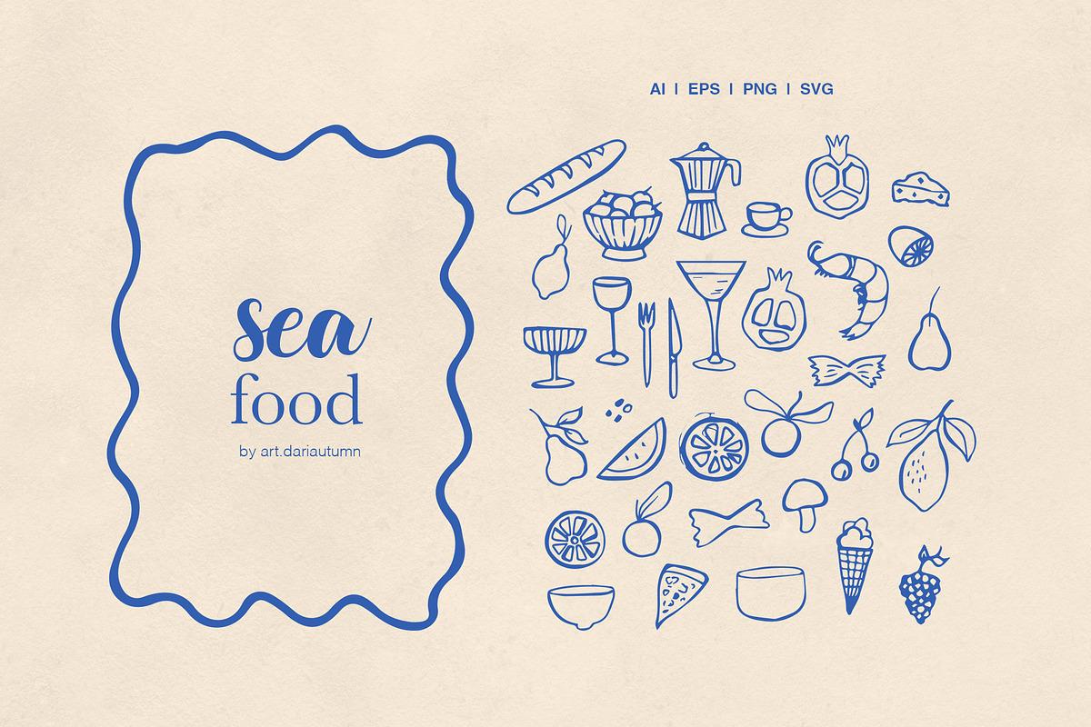 Coastal Vibe Clipart Set, an Object Illustration by Art Dari Autumn (Photo 4 of 15)