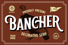 Bancher - Vintage Typeface