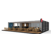 3D Model Container Bar 2, an Architecture 3D Model by SR 3D Visual (Thumbnail 7 of 24)