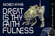 Kadera - Futuristic Font, a Font by Salamahtype (Thumbnail 7 of 8)