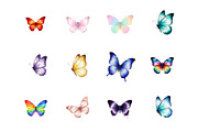 Butterfly PNG Clipart Bundle, an Illustration by SinaCreation (Thumbnail 2 of 7)
