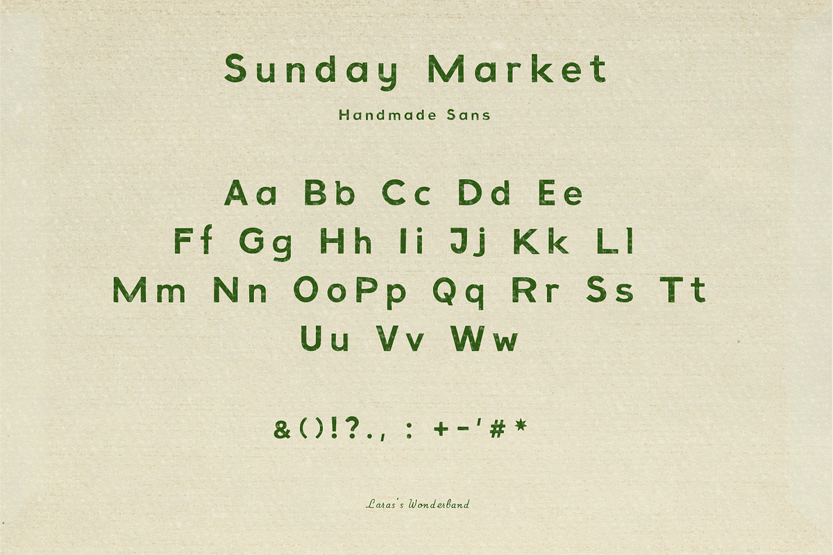 Vintage Handmade Script and Sans Duo, a Handwritten Font by Laras Wonderland (Photo 16 of 19)