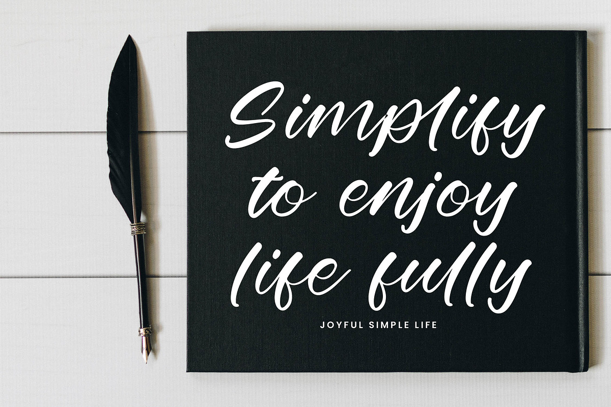Globals Simple Bold Calligraphy Font, a Script Font by stylishtype.co (Photo 16 of 20)