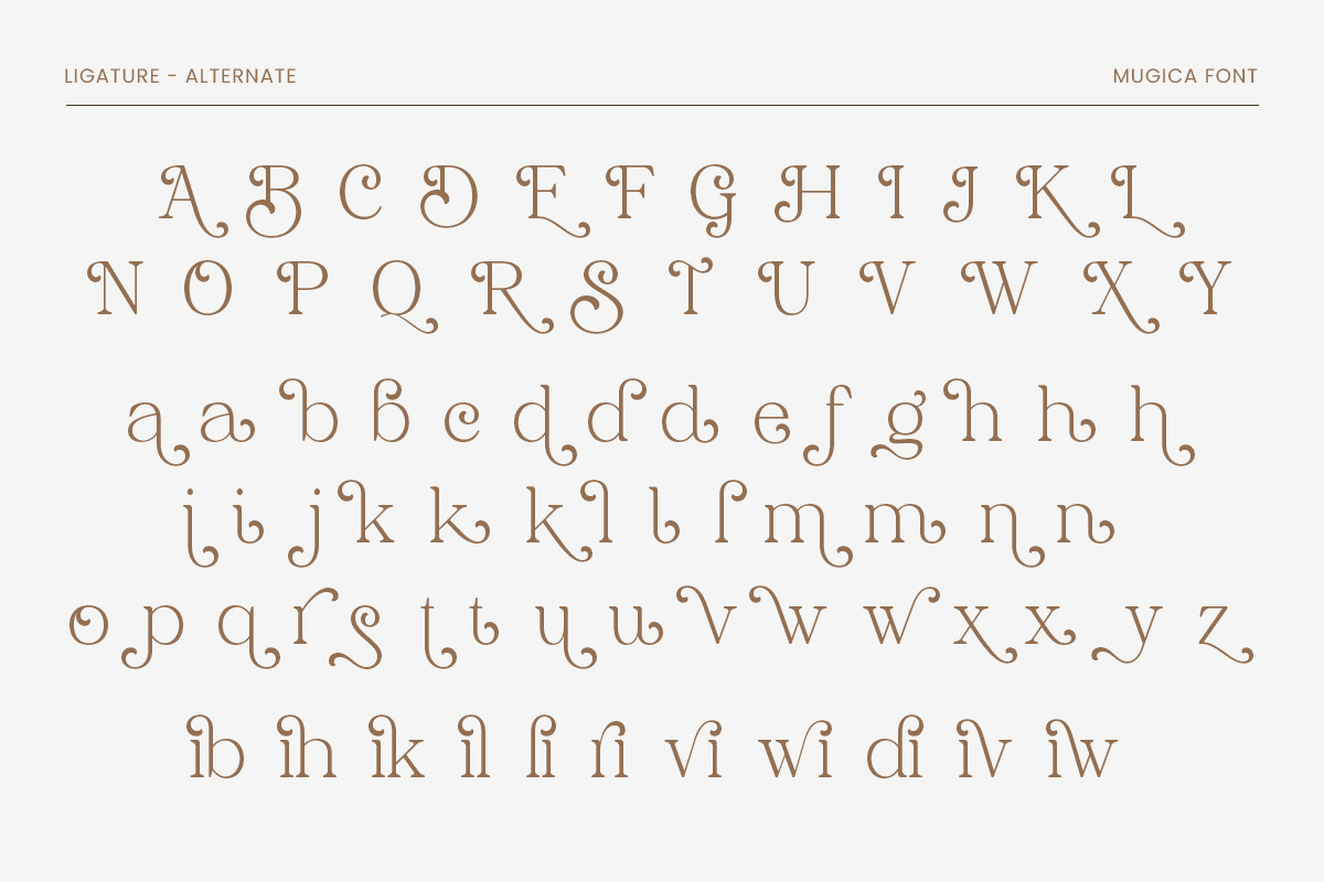 Shilmaz – Elegant Modern Serif Font, a Font by roomspace creative lab (Photo 8 of 11)