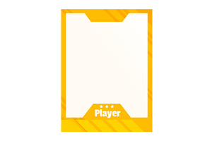 Game sports card template, a Sport Illustration by Things for designers