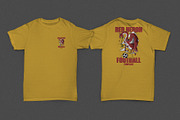 red heron mascot holding soccer ball, a Branding & Logo Template by Judsart (Thumbnail 2 of 3)