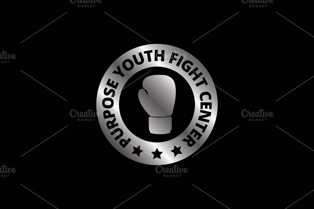 Premium Metallic Boxing Emblem Logo, a Branding & Logo Template by Aura Canyon HQ (Photo 4 of 4)