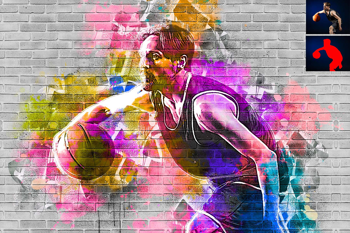 Easy Graffiti Art Photoshop Actions
