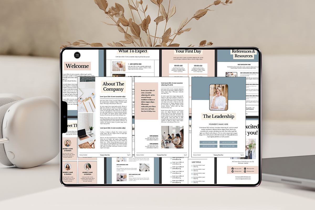 Employee Handbook Template, a Magazine Template by Creatif Foundry (Photo 8 of 8)