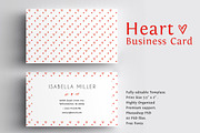 Heart Business Card, a Business Card Template by CodePower (Thumbnail 1 of 3)