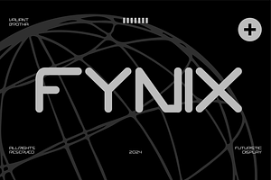 VB Fynix - Futuristic Font