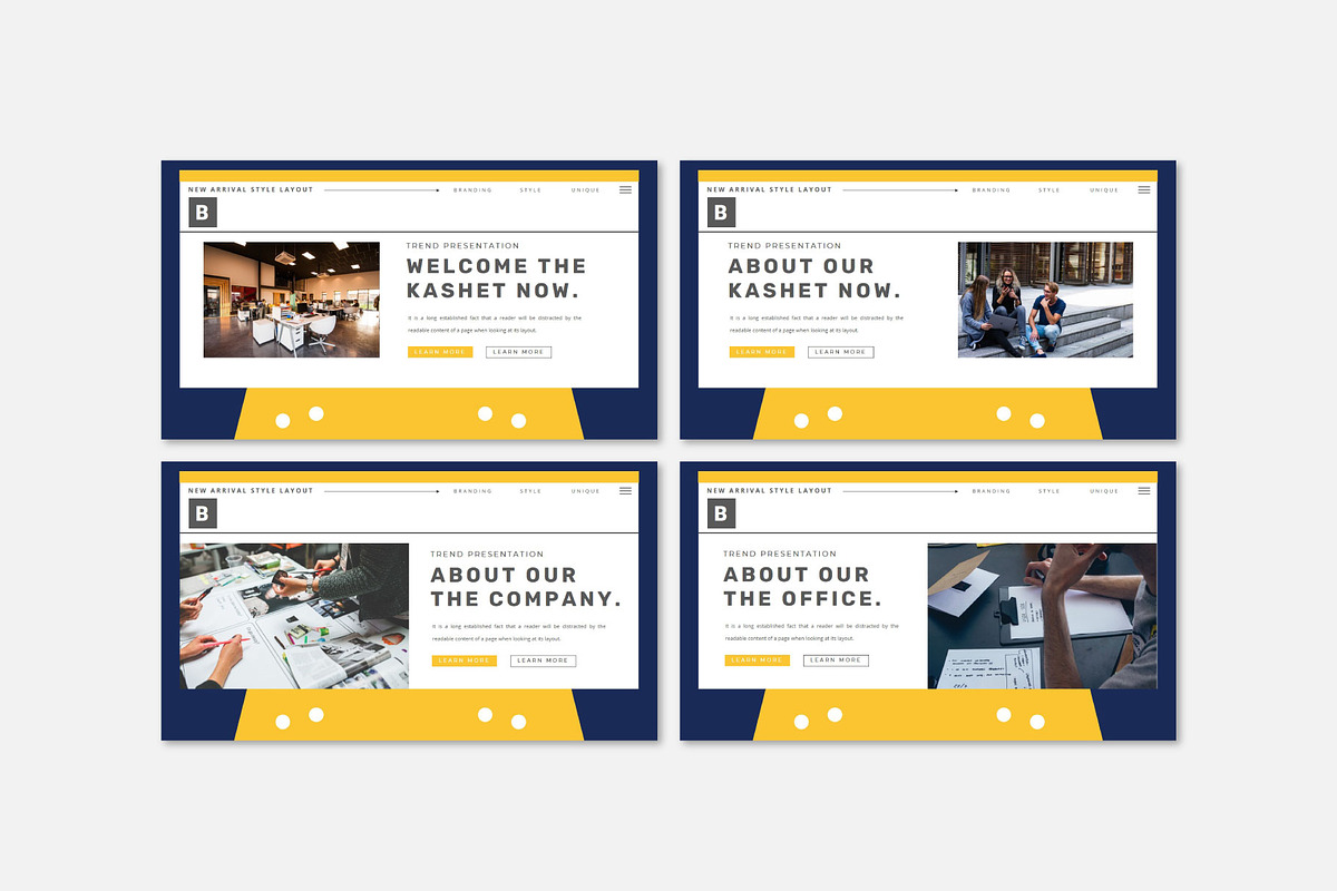KASHET Powerpoin Template, a Presentation Template by GridlineType (Photo 2 of 9)