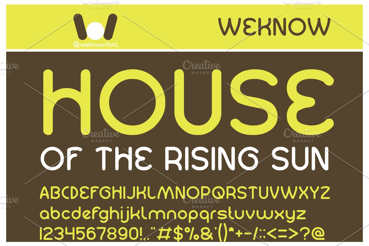 Guitar Acoustic font, a Font by weknow (Photo 3 of 5)