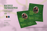 Beautifully Crafted Knitwear - Flyer, a Flyer Template by VUNIRA (Thumbnail 1 of 3)