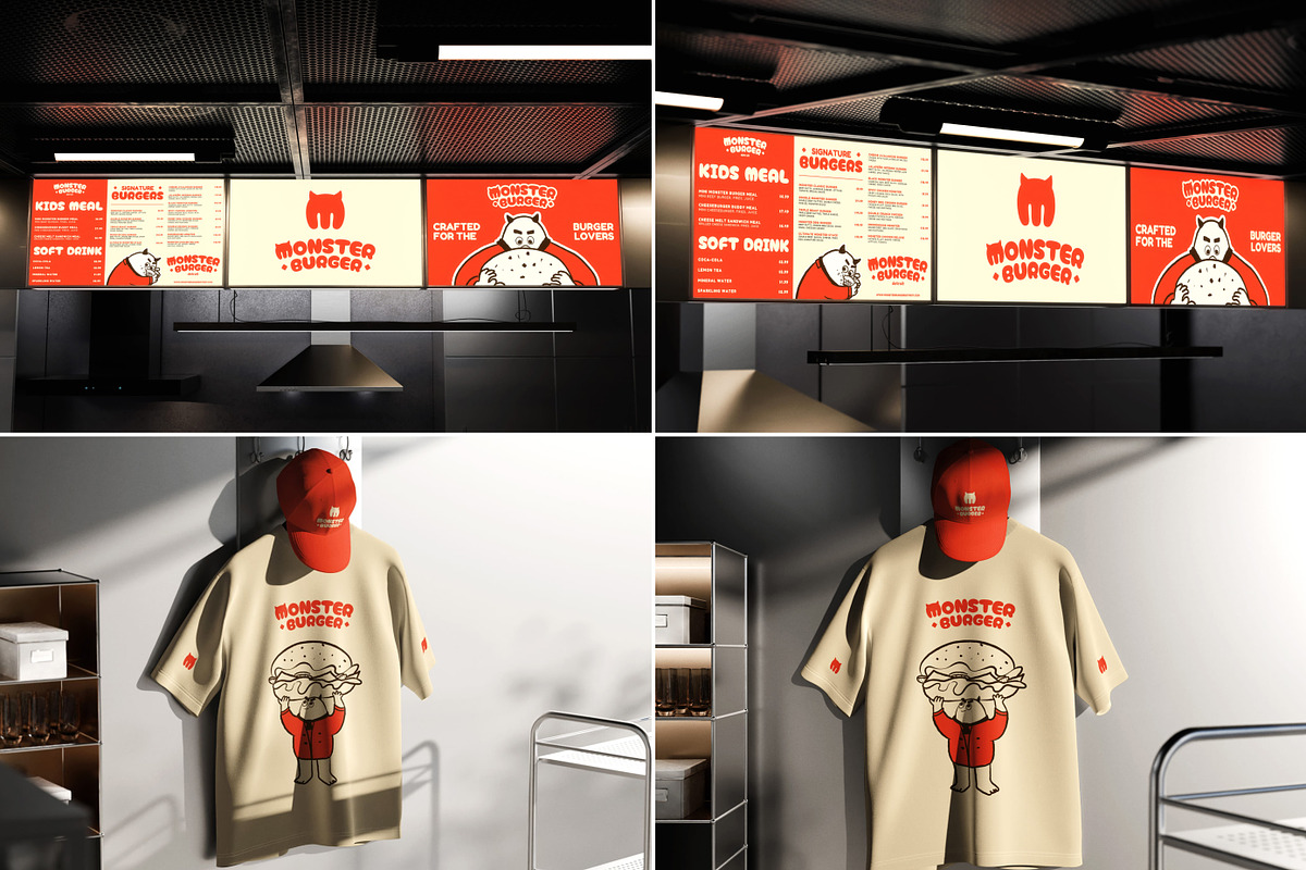 Burger & Fast Food Packaging Mockups, a Packaging Mockup by Vitora Mockup (Photo 11 of 12)