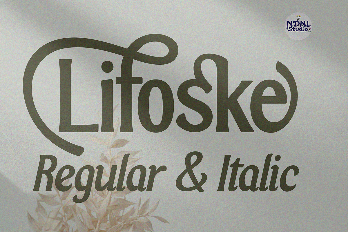 Lifoske Serif Font, a Serif Font by NDNL Studio (Photo 1 of 9)