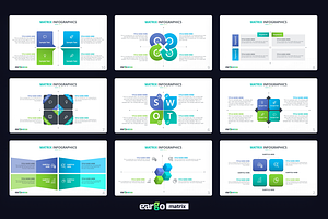 Eargo Matrix Infographics PowerPoint