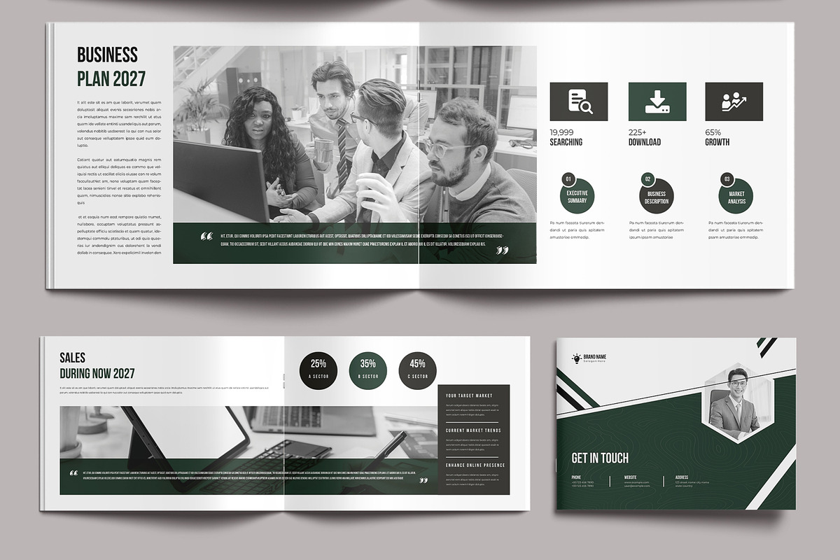 Annual Report Landscape Template