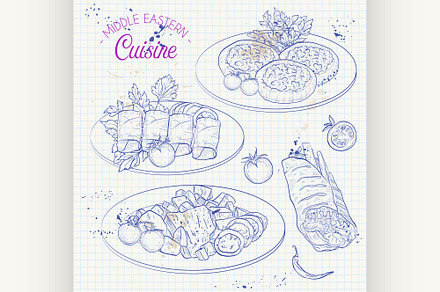 Middle Eastern cuisine, arabian dish