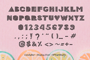 CandyBar - Creative Display Font