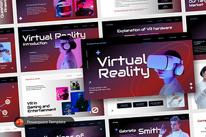 VR Pitch Deck Powerpoint Template, a Presentation Template by TMint Creative