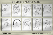 Faces of the Desert, a Person Illustration by Vinegret -Shop (Thumbnail 3 of 8)