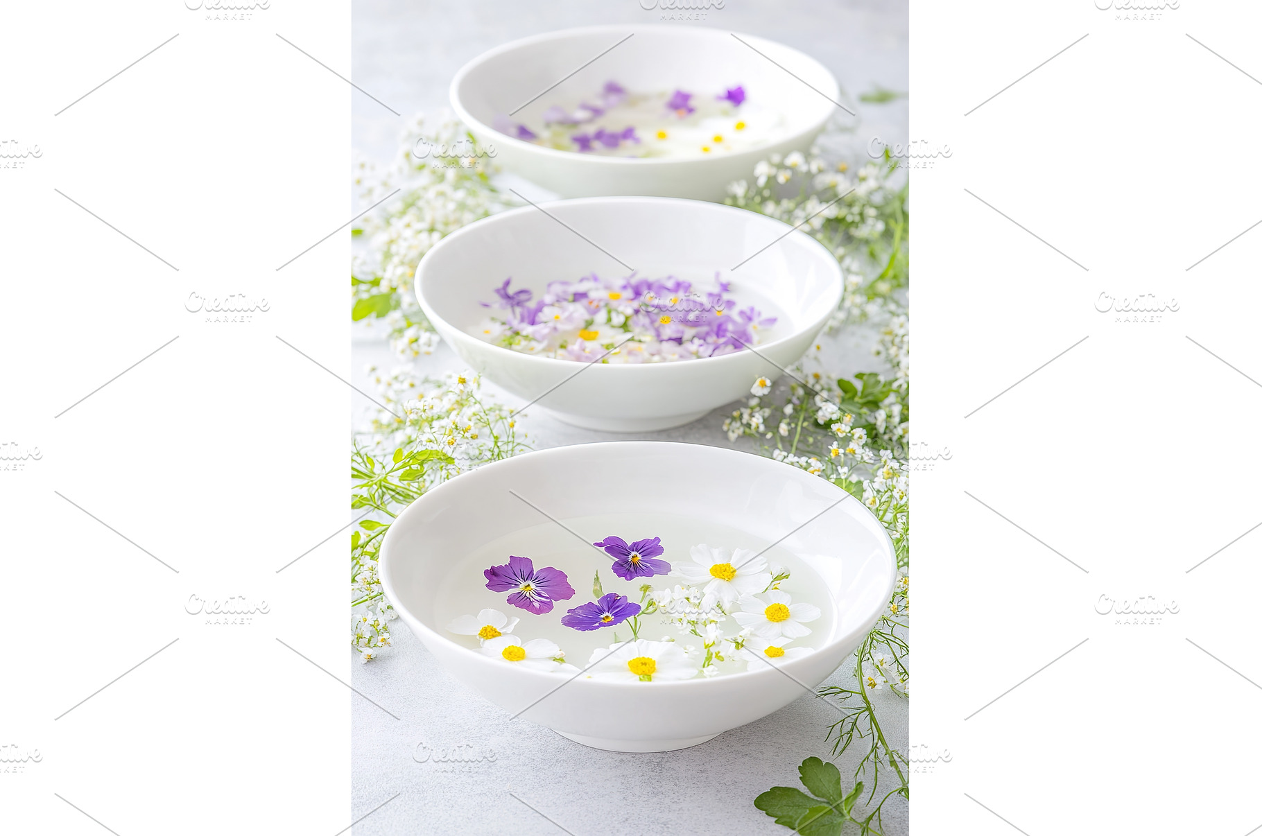 Bowls of delicate floating edible, a Nature Photo by Lermont51