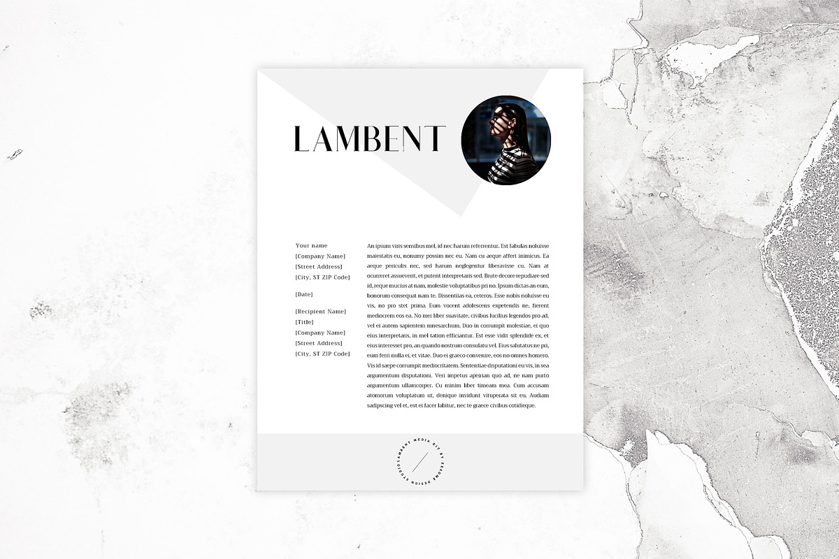 5 Page Media Kit Template, a Stationery Template by Eesome Design Studio (Photo 3 of 8)