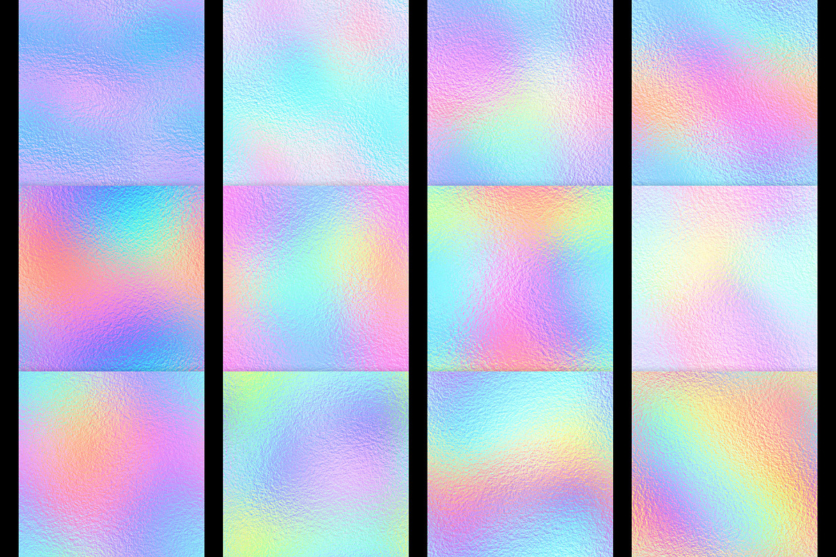 Luxe Iridescent Foils, a Texture Graphic by Julie Campbell (Photo 5 of 13)