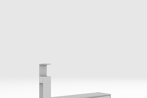 3D Model Bench Park 24