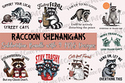 Raccoon Shenanigans Funny PNG Bundle, a Graphic by Pet Cave (Thumbnail 1 of 10)