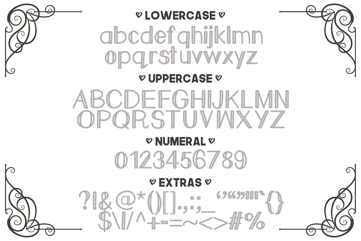 Simmer Down Font Sans Serif TTF OTF preview 2