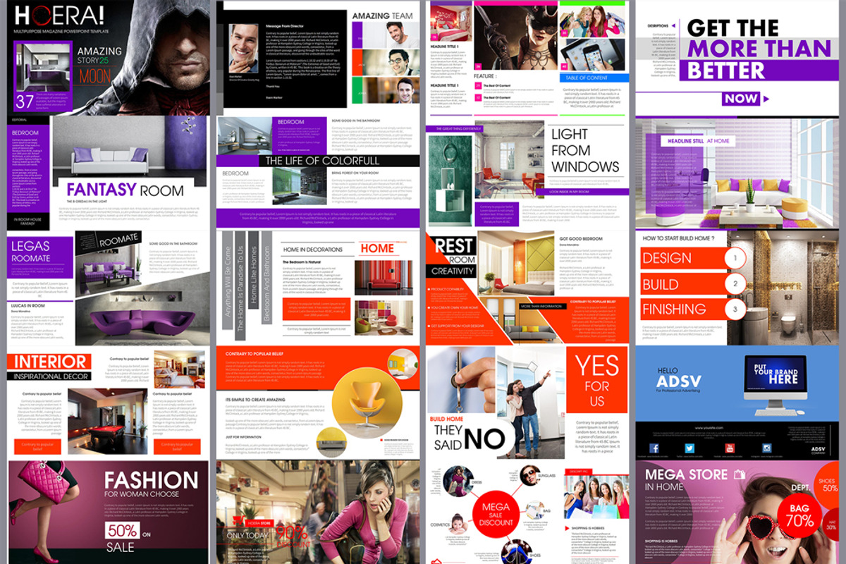 HOERA Magazine - Powerpoint Template, a Presentation Template by Graphicslide (Photo 2 of 5)
