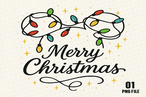 Merry Christmas Light, an Illustration by DreamCafeArt