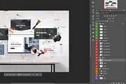 Web Design Tools Mockup, a Device Mockup by RSplaneta (Thumbnail 2 of 2)