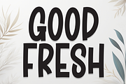 Good Fresh | Script Font, a Script Font by Scratchones (Thumbnail 1 of 8)