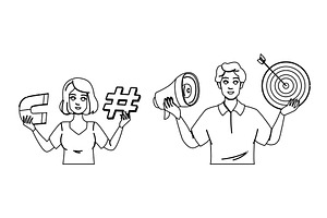 business strategy social media, a Technology Illustration by pikepicture