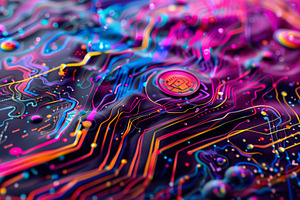 Detailed view of a computer circuit, a Photo by Iftikhar Alam