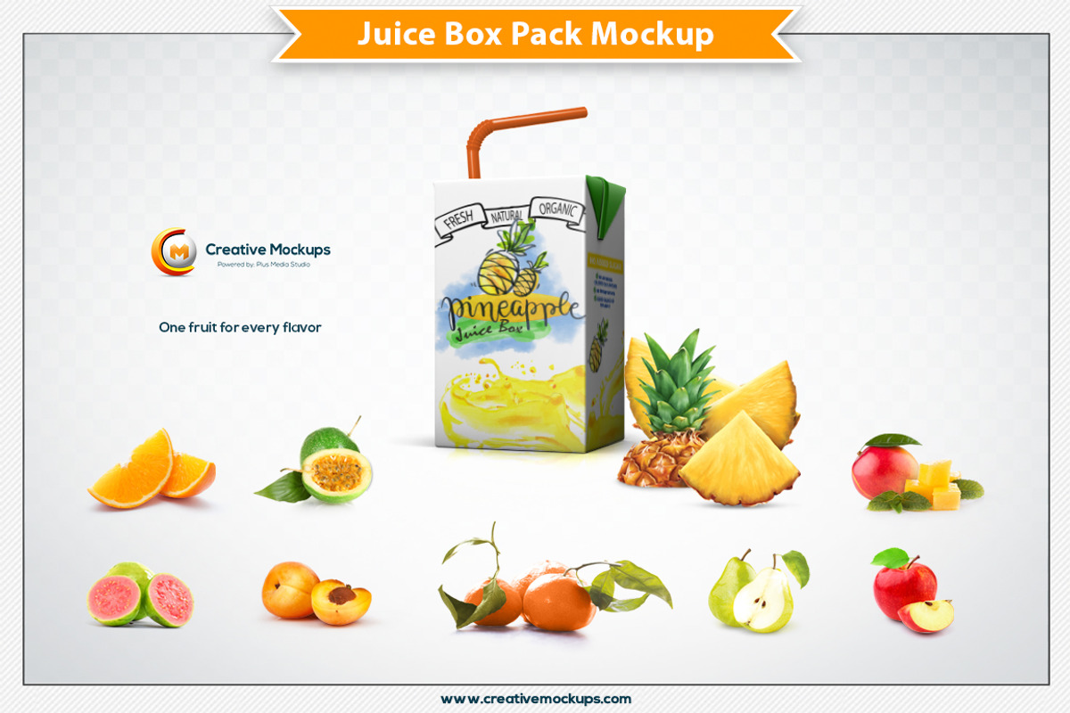 Juice Box Pack Mockup, a Merchandise Mockup by Plus Media (Photo 5 of 6)