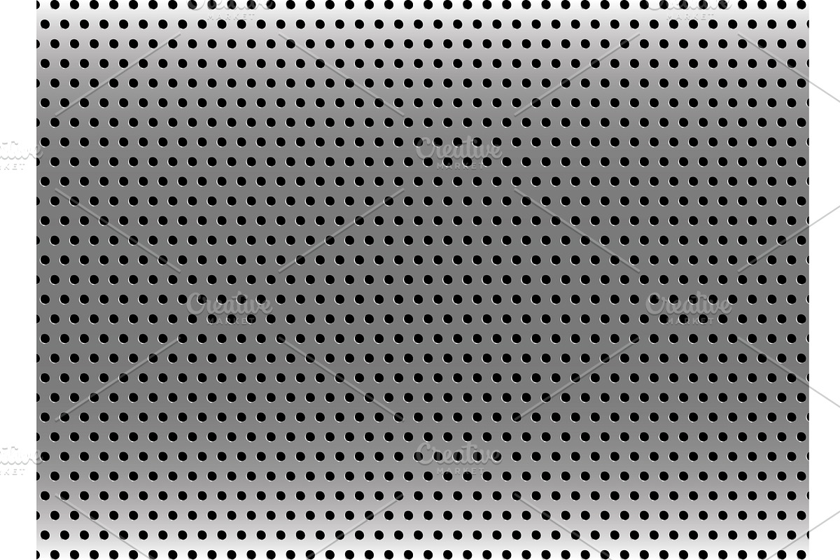Silver metal background with dots, a Texture Illustration by Vector Creator