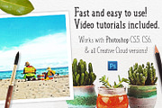 Watercolor Photo Effect Pro, a Plug-in Add-On by Drifter Studio (Thumbnail 10 of 11)