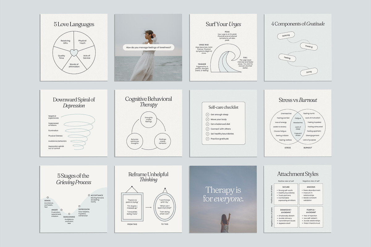 Therapist Social Kit - Canva, a Social Media Template by Willoe Studio (Photo 9 of 11)