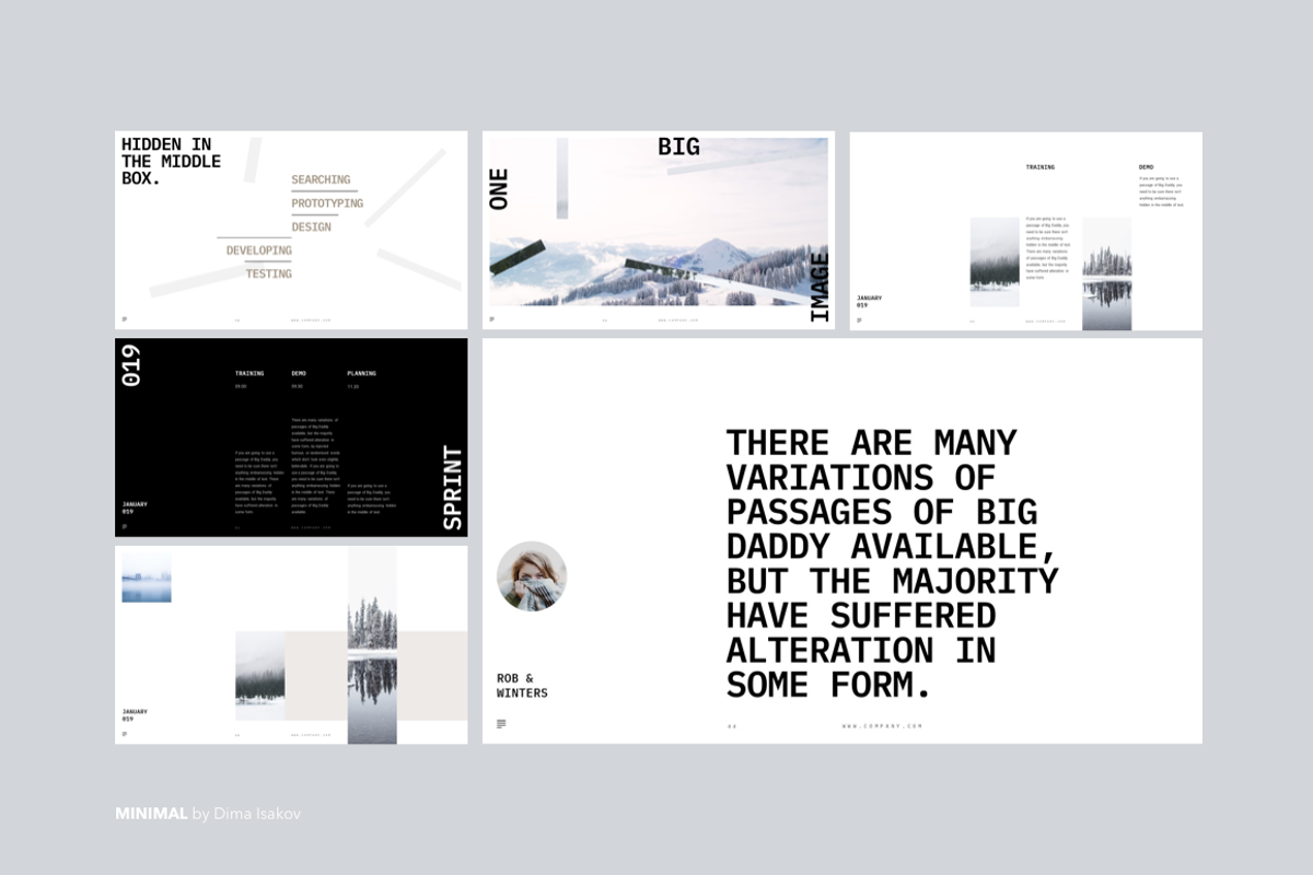 MINIMAL Powerpoint Template, a Presentation Template by Presentations Studio (Photo 12 of 23)