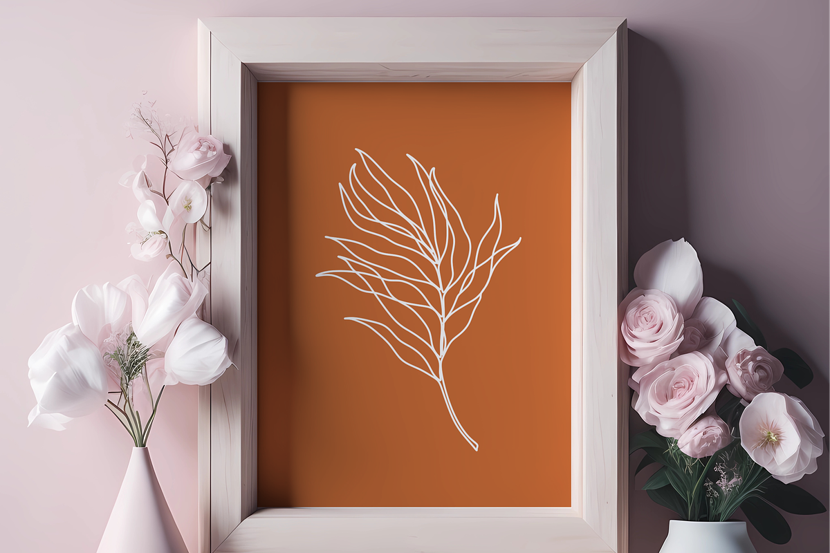 Pink Frame Mockup, Boho Mockup, a Print Template by Ali's Designs (Photo 4 of 5)